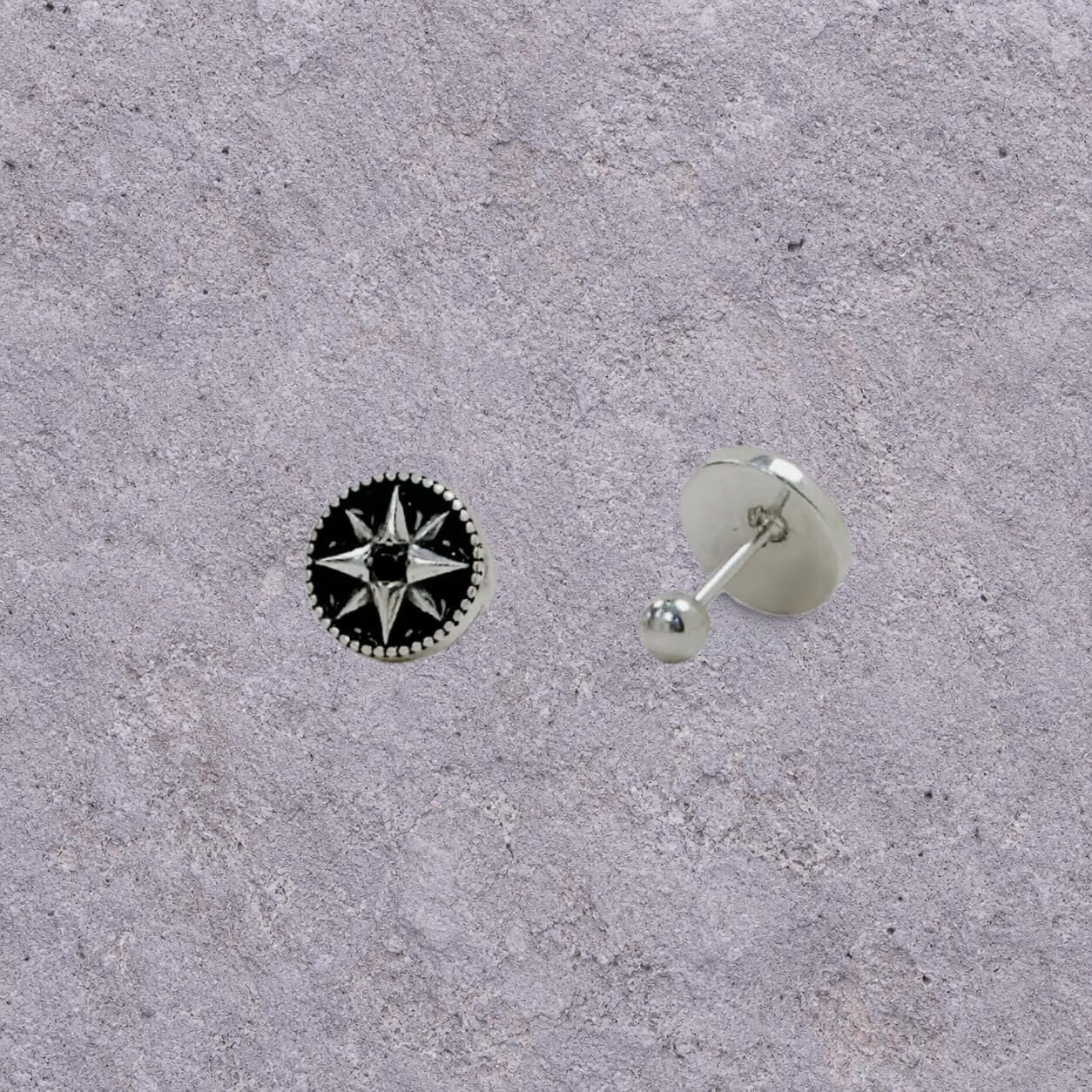 Compass Star Studs