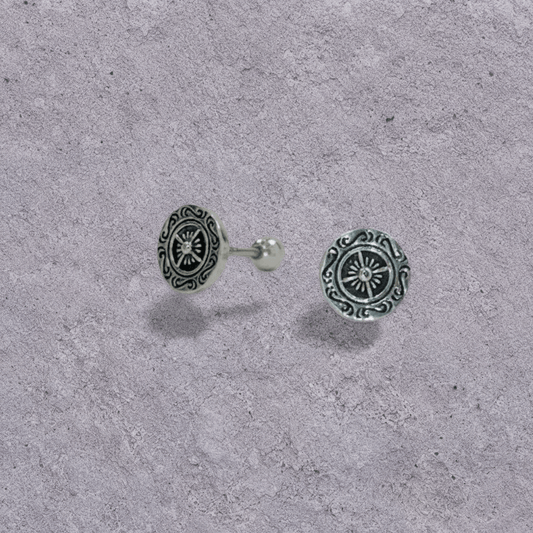 Dark Cross Studs