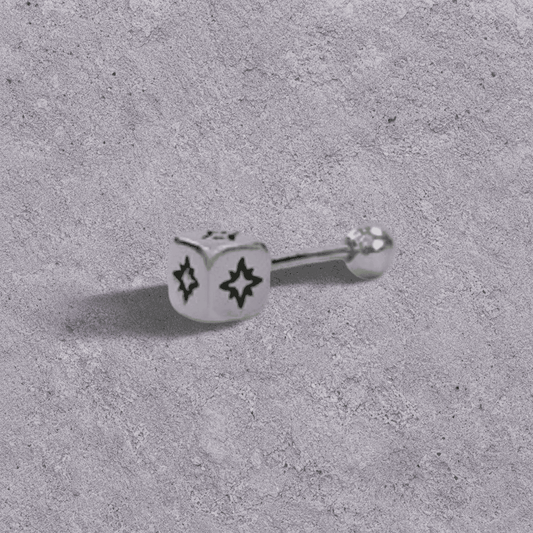 Dice Star Studs