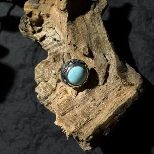 Natural Turquoise 925 Silver Studs Unisex Boho Turquoise Jewelry