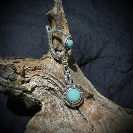 Blue Nugget Dangles