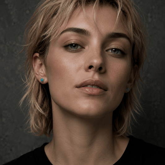 Sun Disc Studs