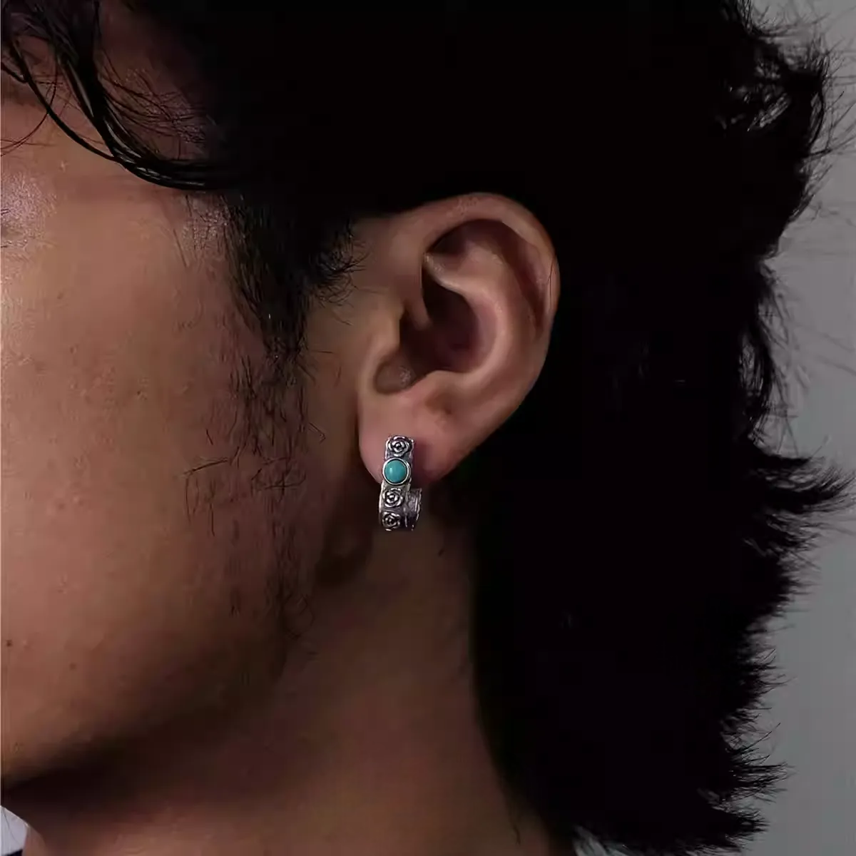 Rose Relief Hoops