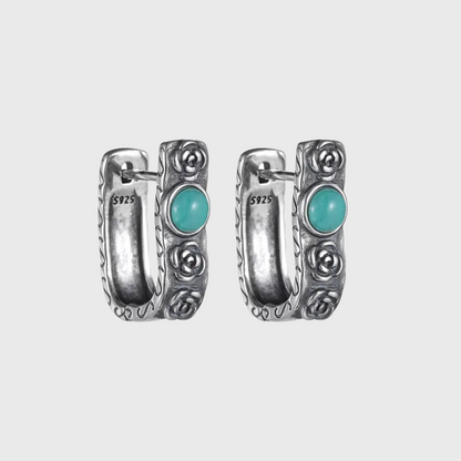 Rose Relief Hoops