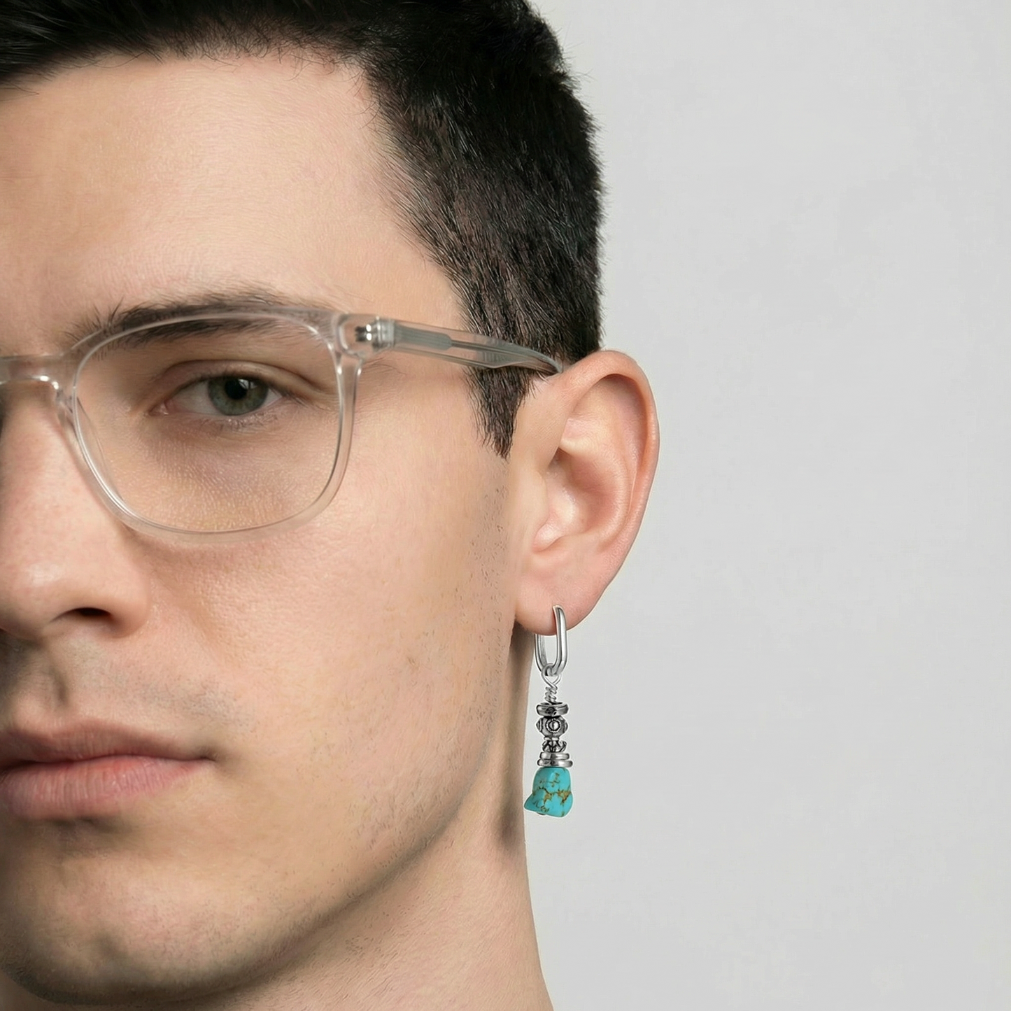 Carved Hoop Dangles