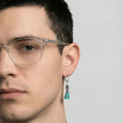 Carved Hoop Dangles