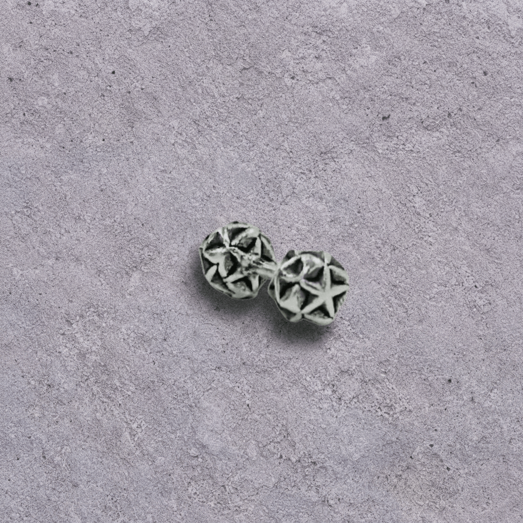 Carved Orb Studs