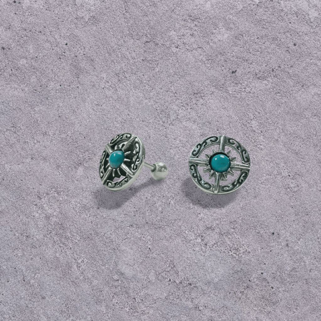Compass Rose Studs