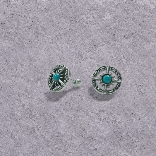 Compass Rose Studs