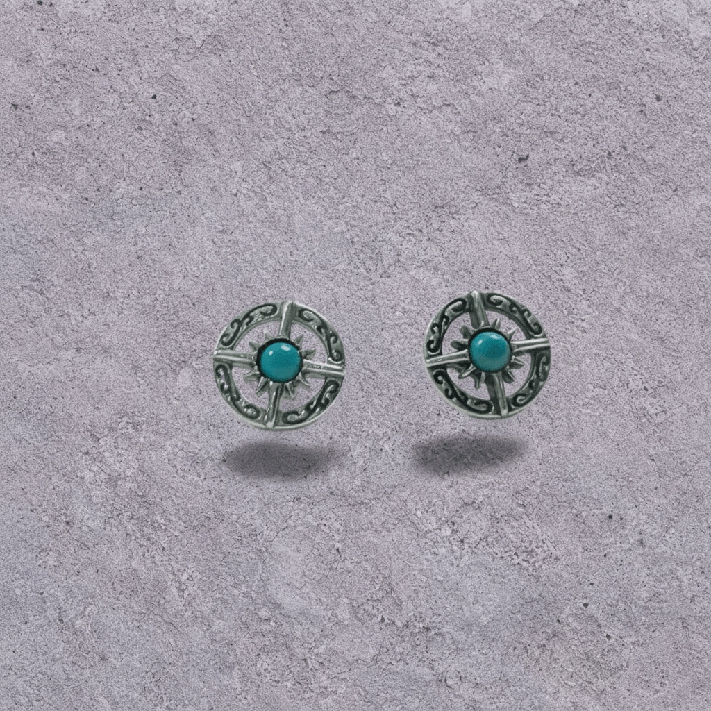 Compass Rose Studs