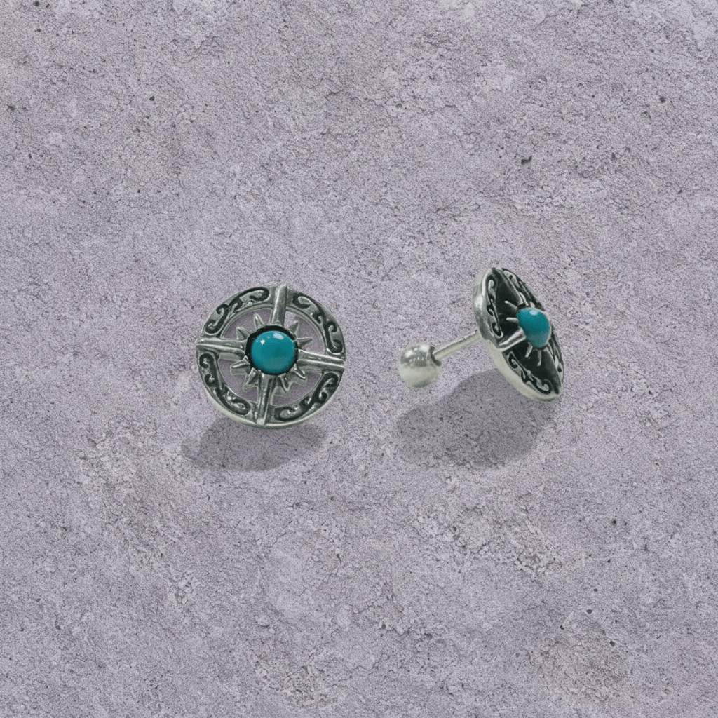 Compass Rose Studs