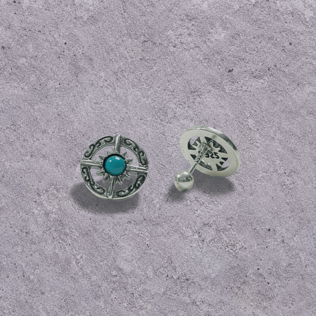 Compass Rose Studs