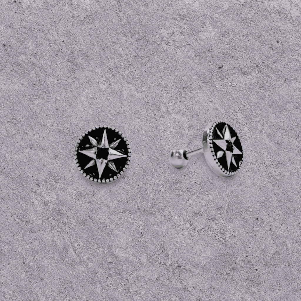 Compass Star Studs