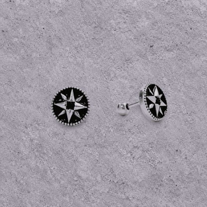 Compass Star Studs