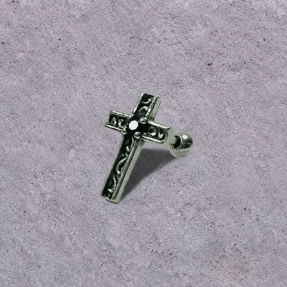 Dark Cross Studs