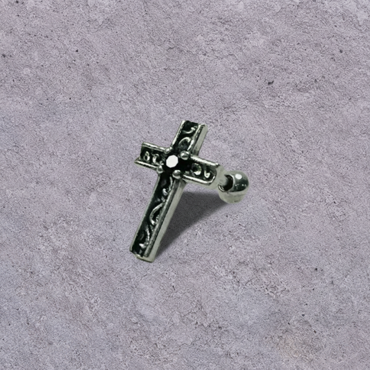 Dark Cross Studs