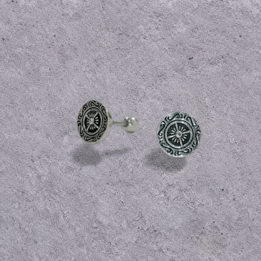 Dark Cross Studs