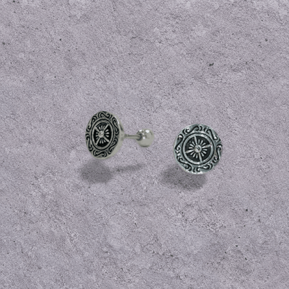 Dark Cross Studs