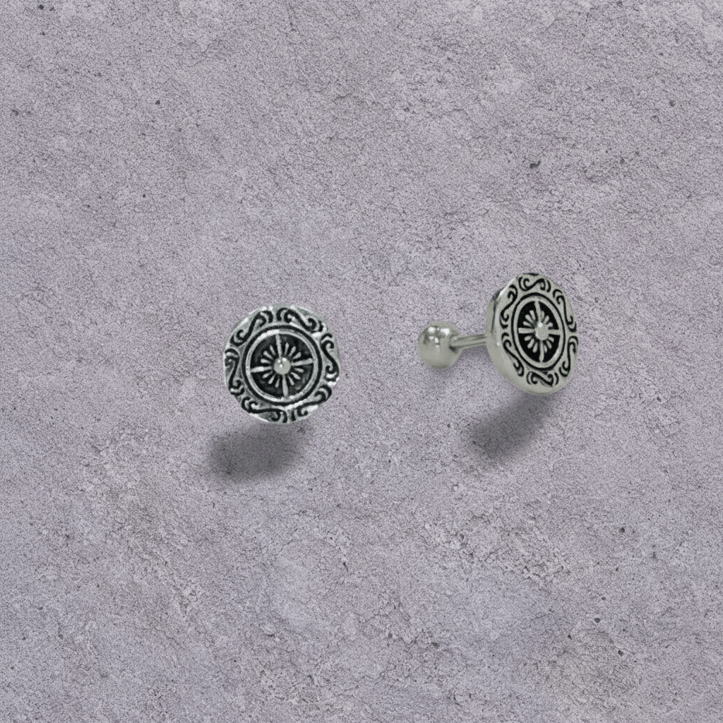 Dark Cross Studs