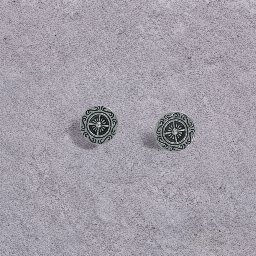 Dark Cross Studs