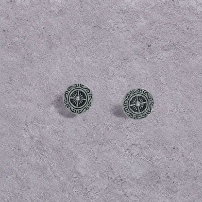 Dark Cross Studs