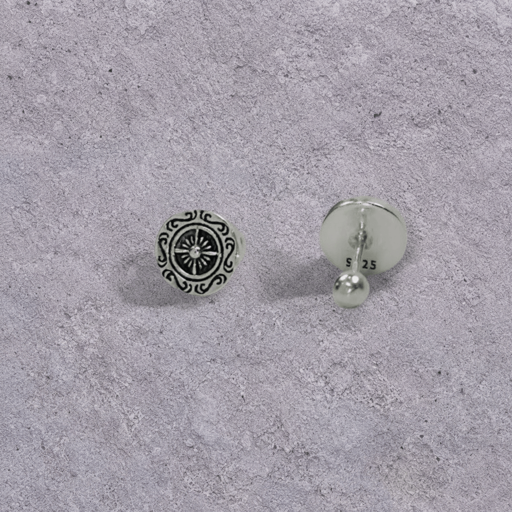 Dark Cross Studs