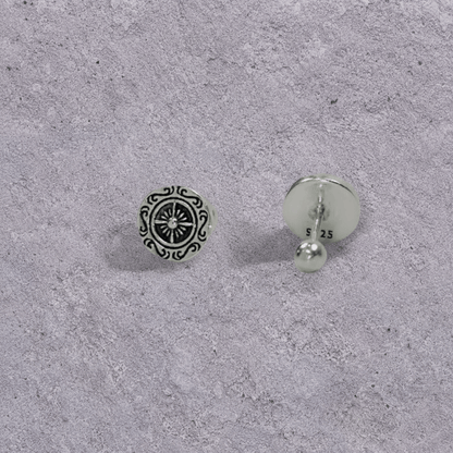 Dark Cross Studs