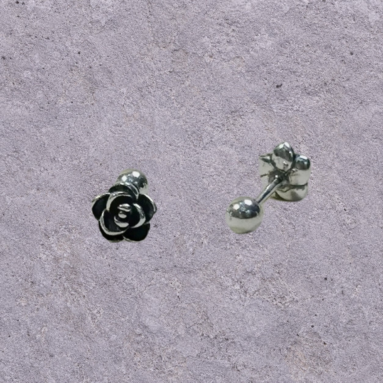 Dark Rose Studs