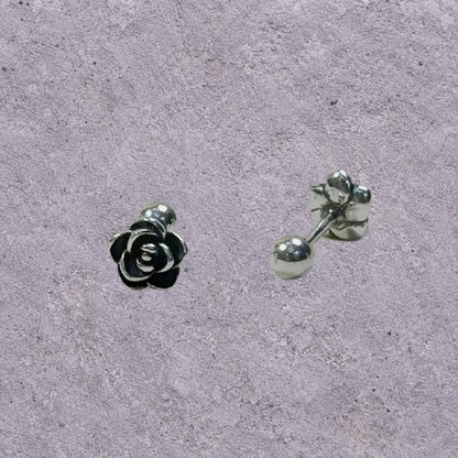 Dark Rose Studs