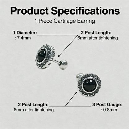 Dark Sun Studs