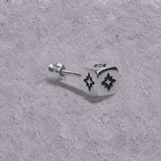 Dice Star Studs