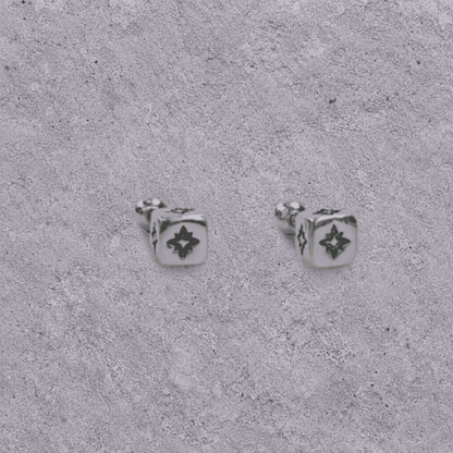 Dice Star Studs