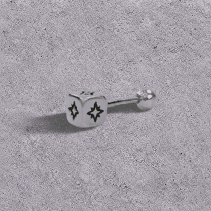 Dice Star Studs