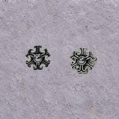 Iron Snowflake Studs