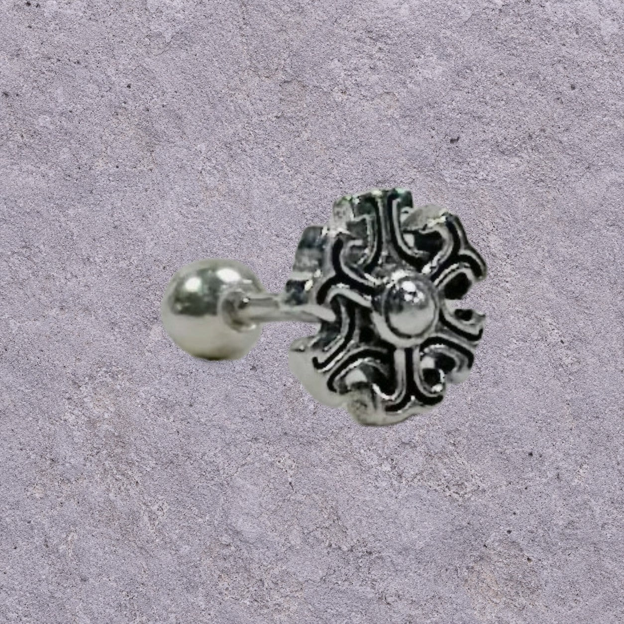Iron Snowflake Studs