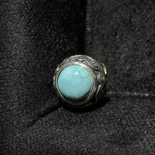 Natural Turquoise 925 Silver Studs Unisex Boho Turquoise Jewelry