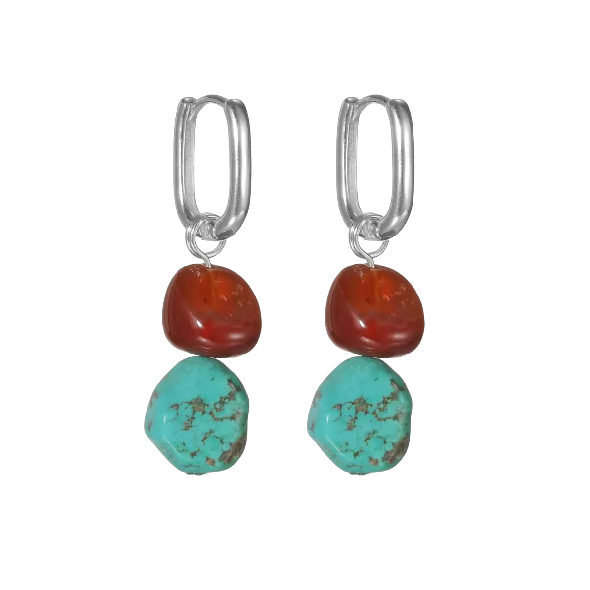 Red Stone Dangles