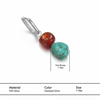 Red Stone Dangles