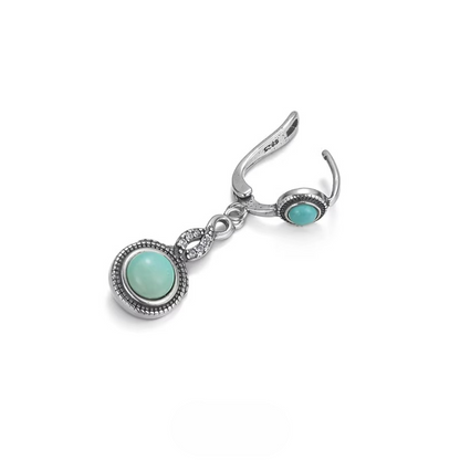 Blue Nugget Dangles