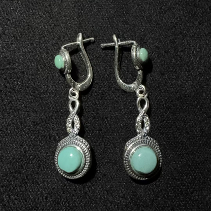 Blue Nugget Dangles