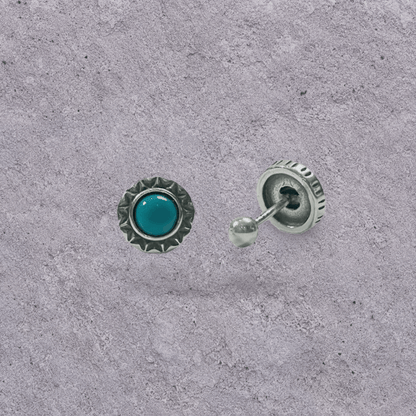 Sun Disc Studs