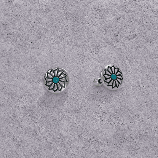 Sun Disc Studs