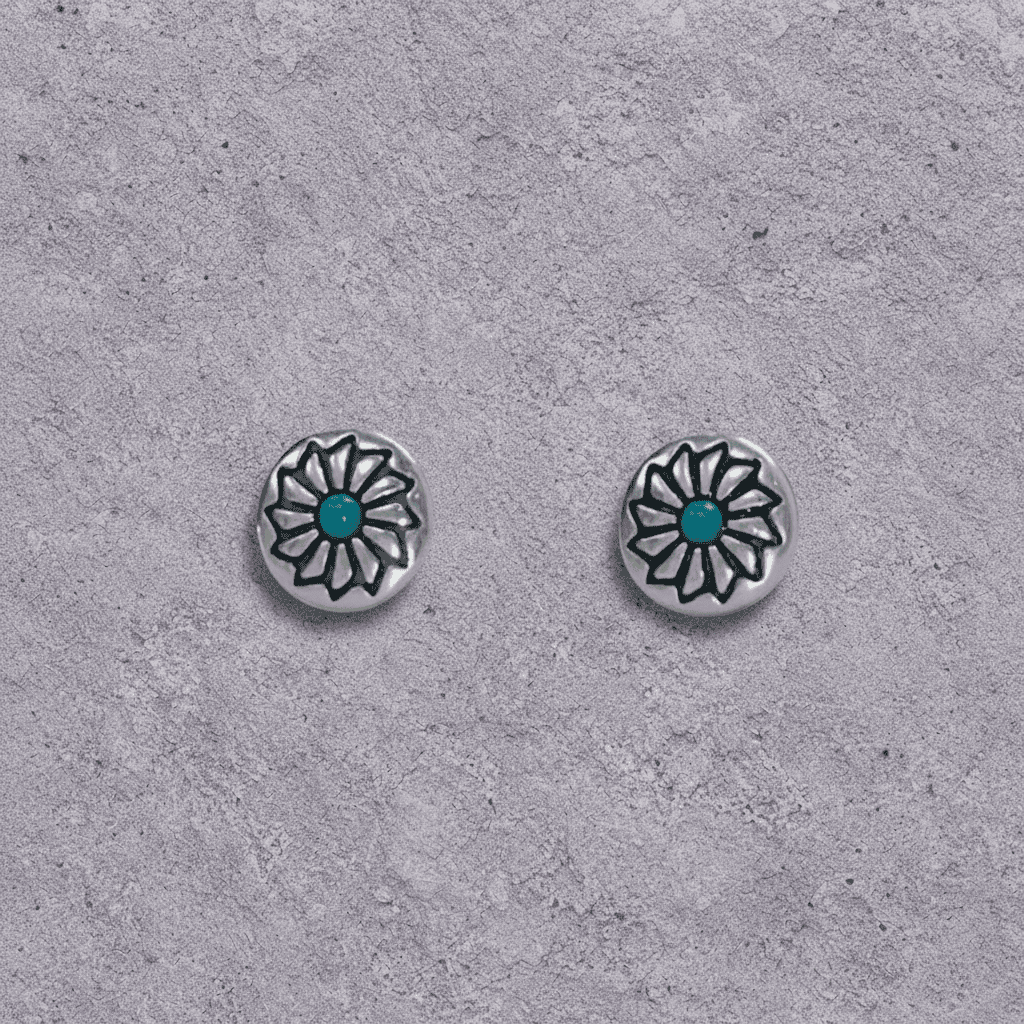 Sun Disc Studs