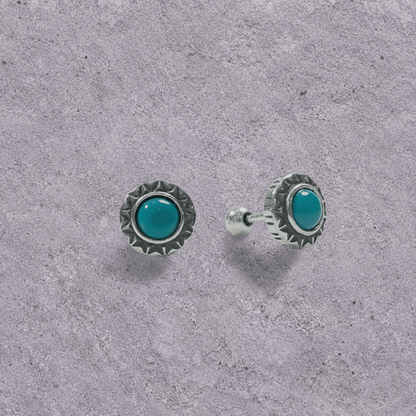 Sun Disc Studs