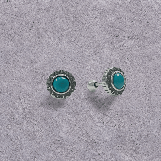 Sun Disc Studs