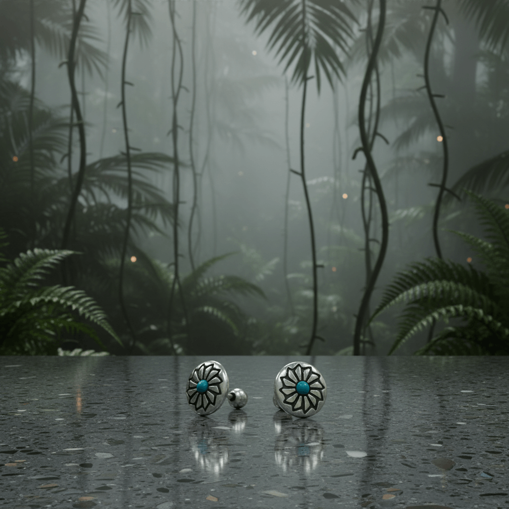 Sun Disc Studs