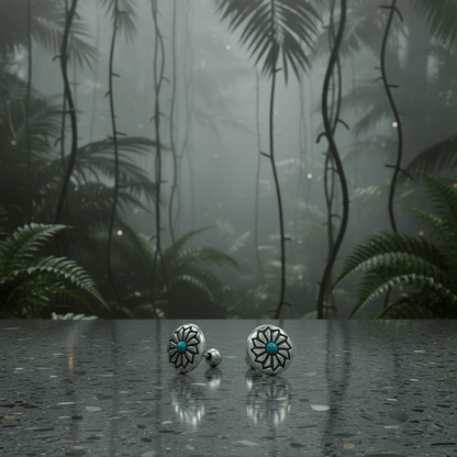Sun Disc Studs