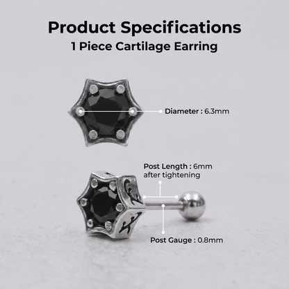 Hex Star Studs