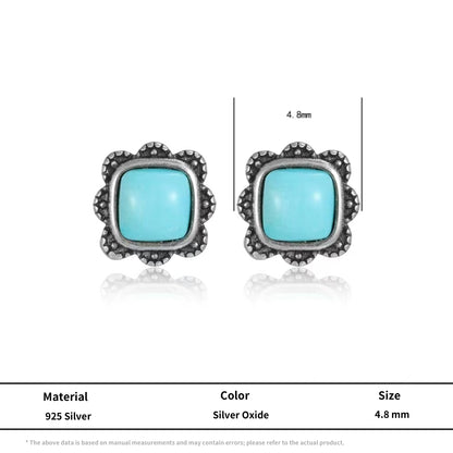 Aged Square Studs